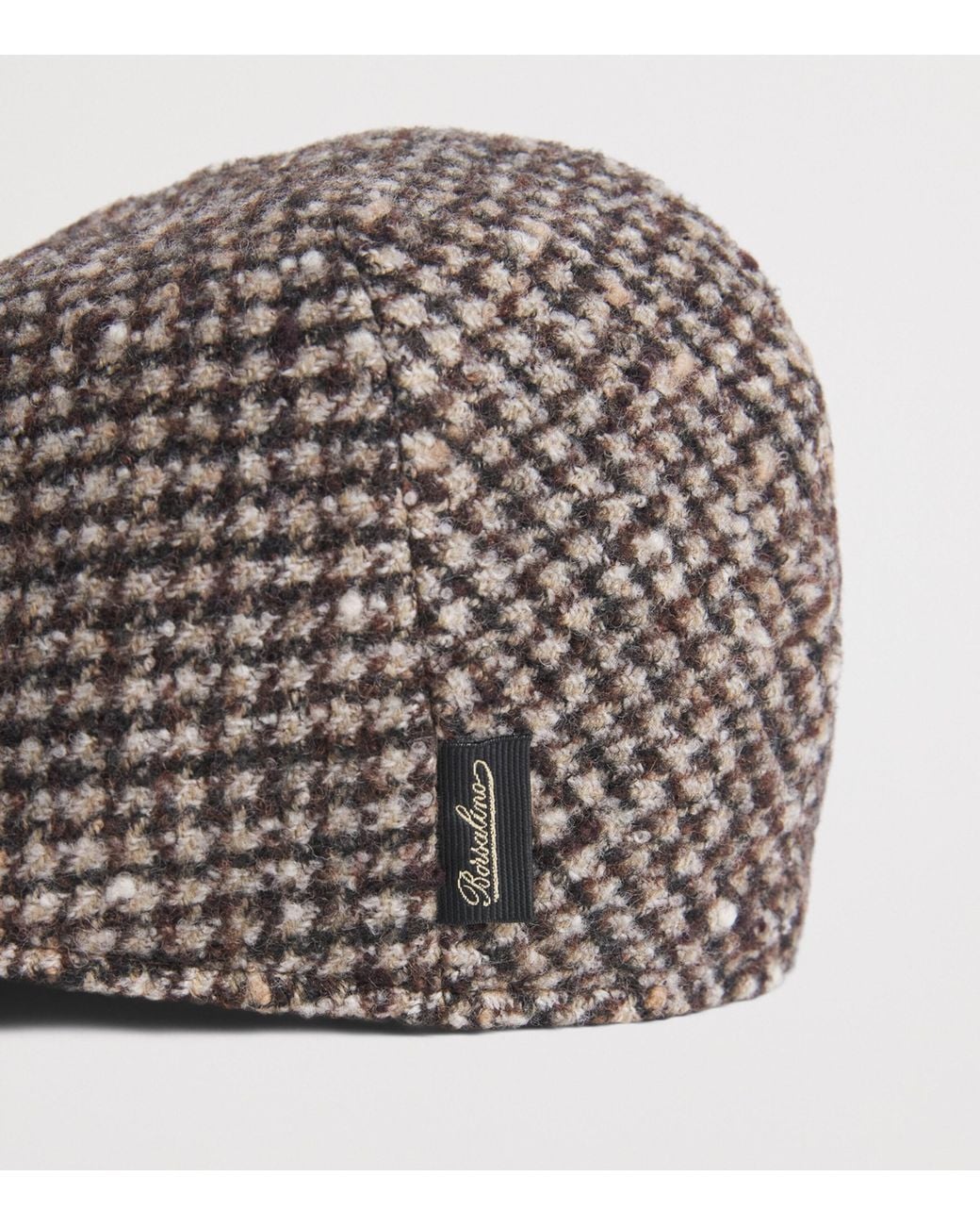 Borsalino Gray Wool Parigi Duckbill Flat Cap for men