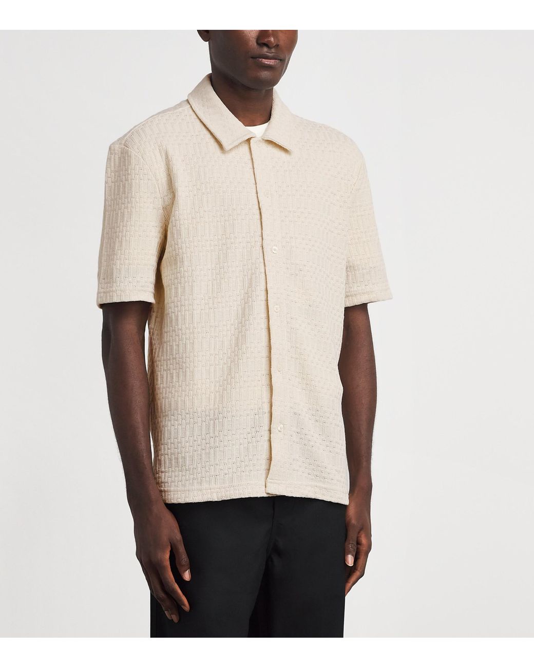 Samsøe & Samsøe White Knitted Sakvist Shirt for men