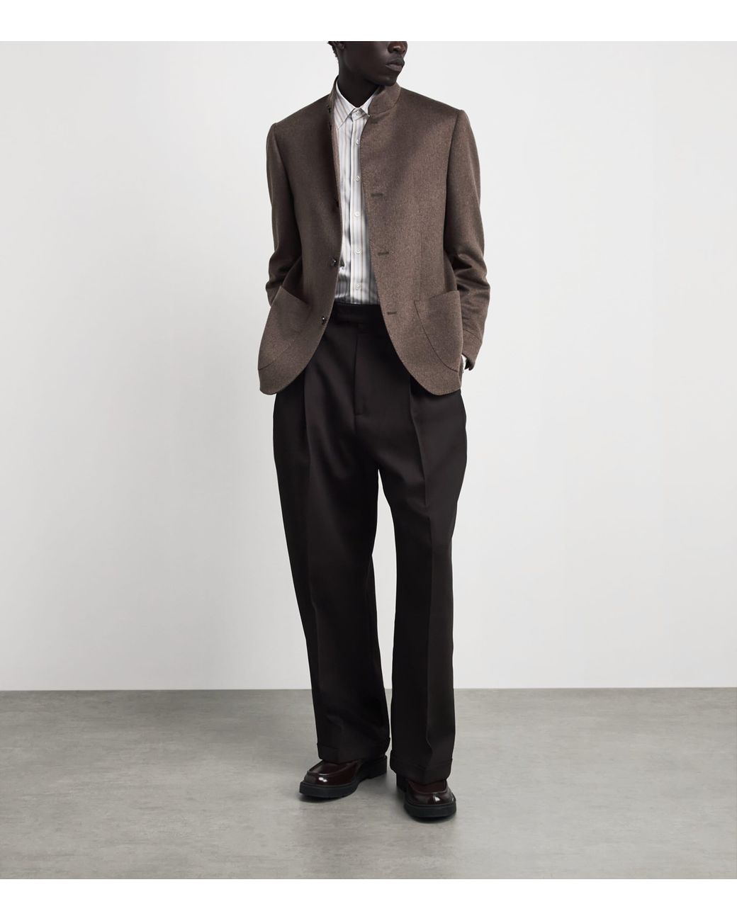 Lardini Brown Cashmere Jacket for men