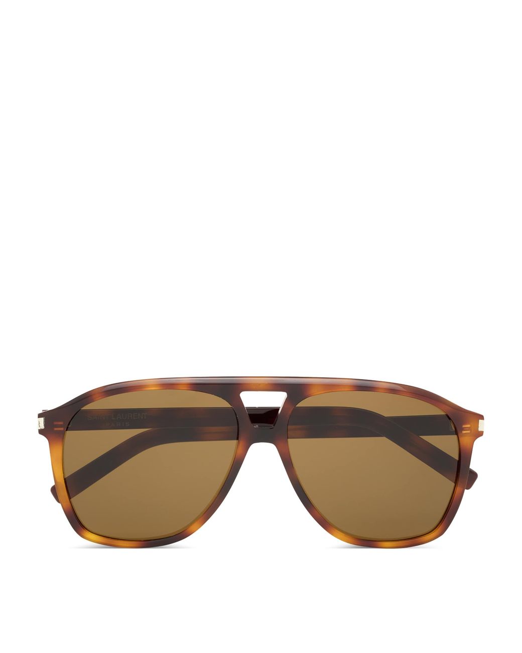 Saint Laurent Brown Dune Aviator Sunglasses