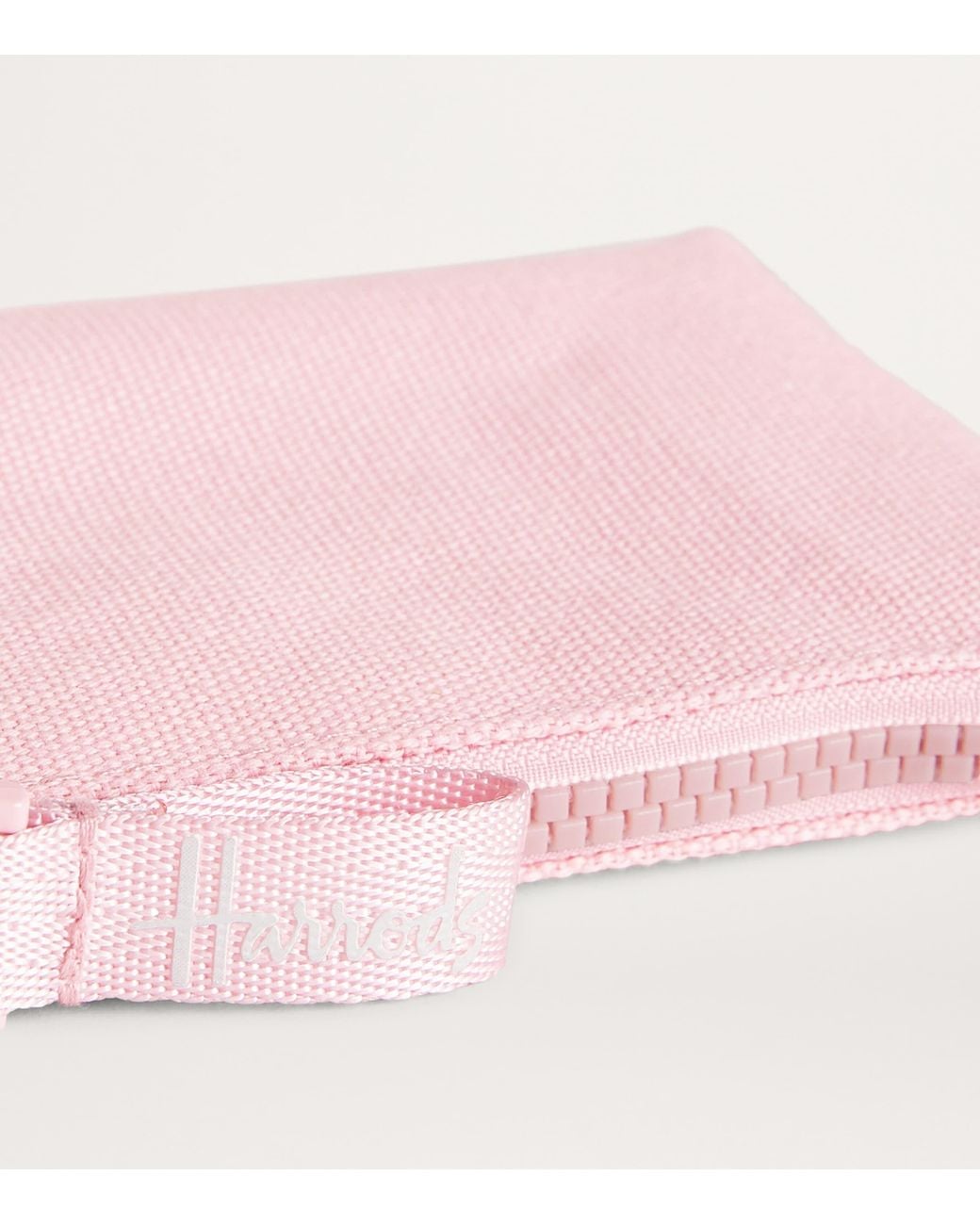 Harrods Pink Cotton Logo Coin Purse