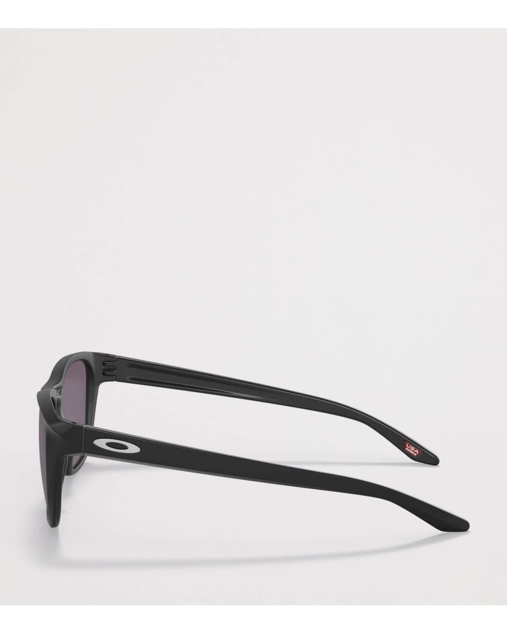 Oakley Black Manorburn Square Sunglasses for men