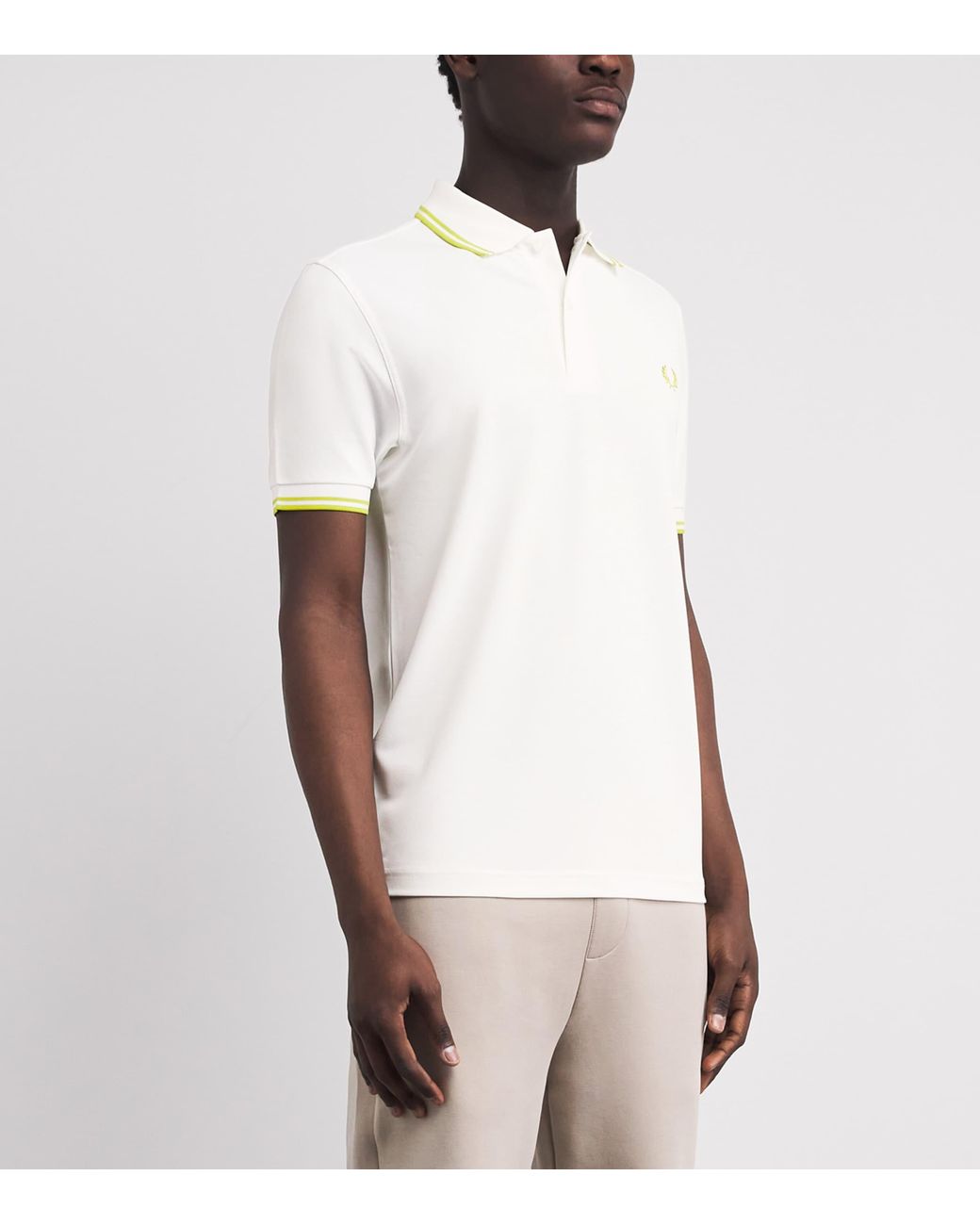 Fred Perry White Tennis Polo Shirt for men
