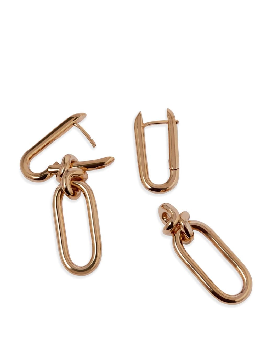 Annoushka Metallic Knuckle Classic Link Chain Earrings