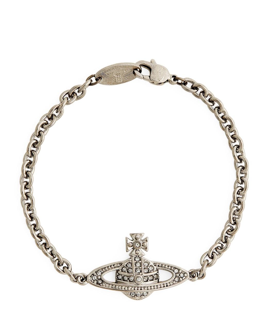 Vivienne Westwood MINI BAS RELIEF BRACELET Bracelet  Silver-coloured/white/silver-coloured