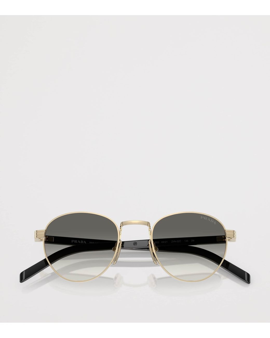 Prada Gray Steel Phantos Sunglasses