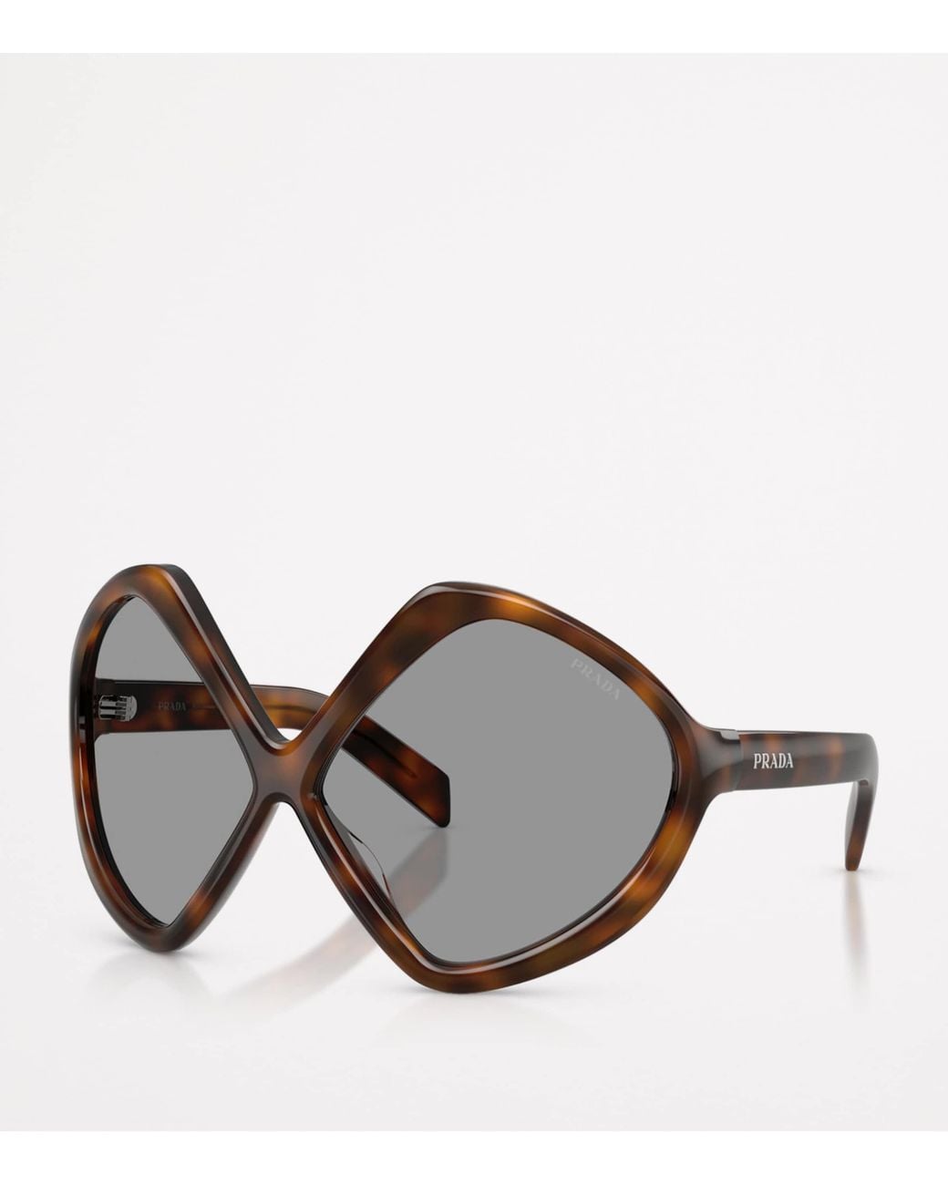 Prada Brown Acetate Pr B21S Sunglasses