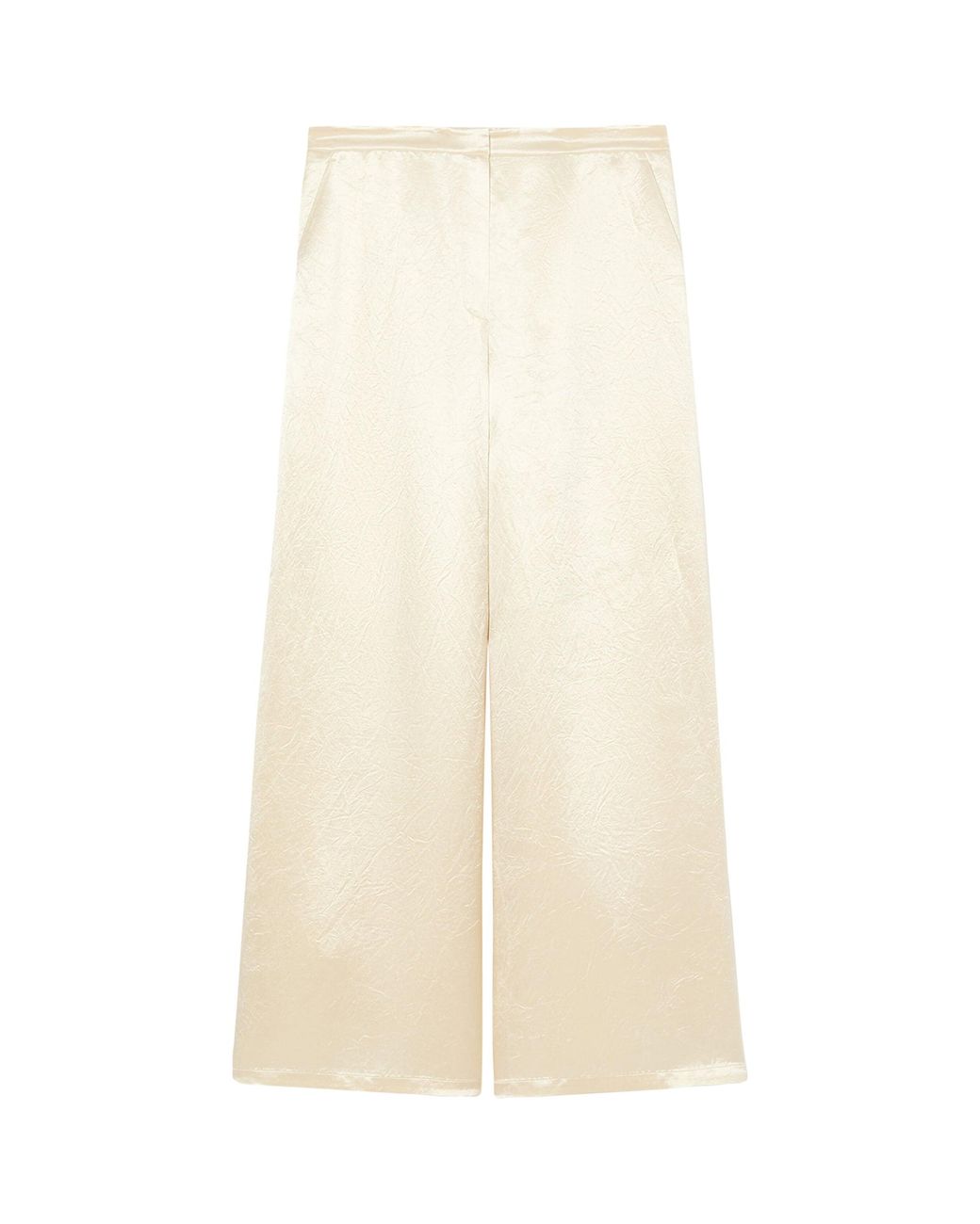 Marina Rinaldi Natural Linen Straight Trousers