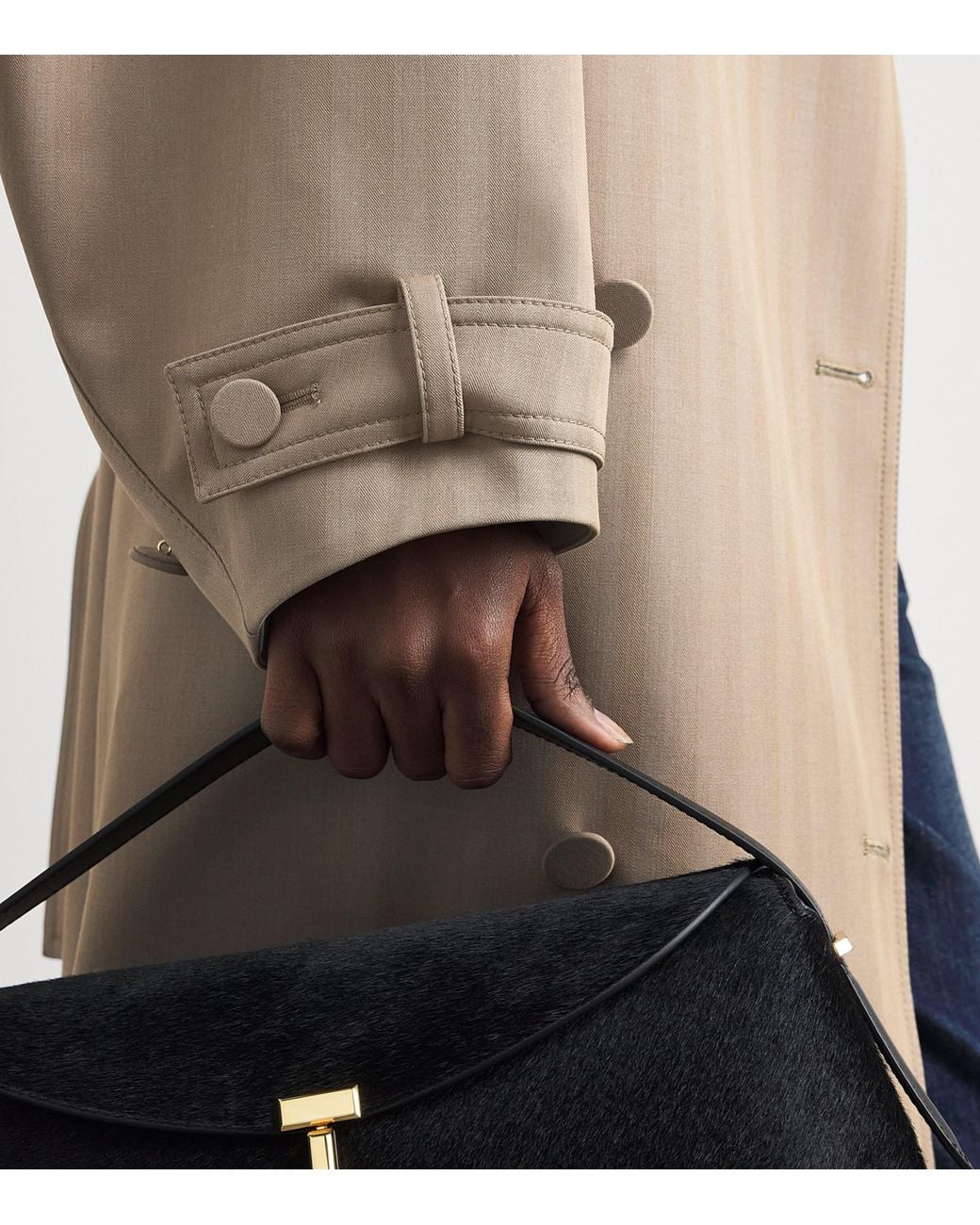 Gabriela Hearst Natural Wool Tellus Trench Coat