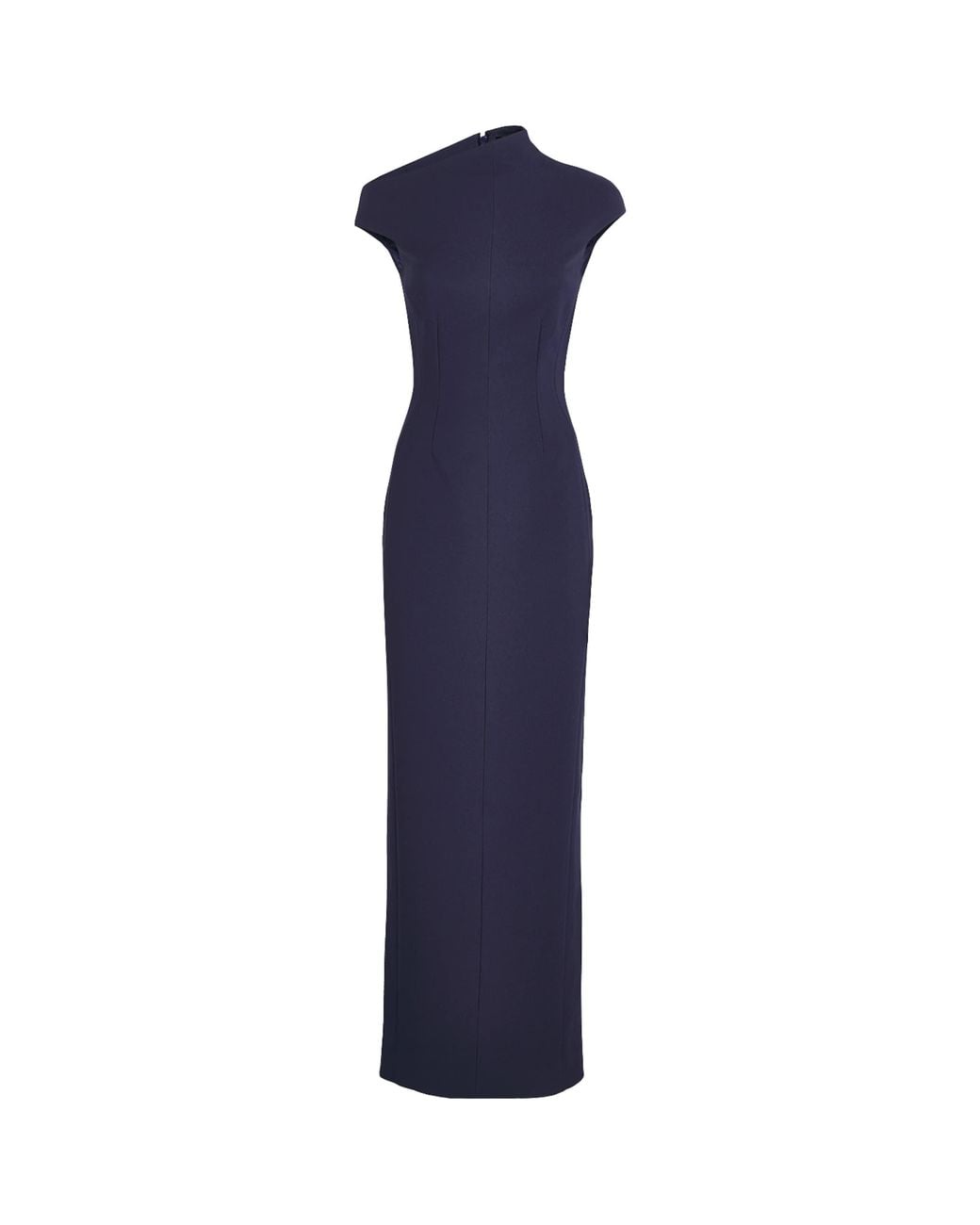 Solace London Blue One-Shoulder Arion Gown