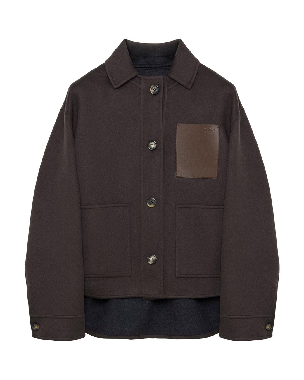 Loewe Black Wool-Cashmere Workwear Jacket