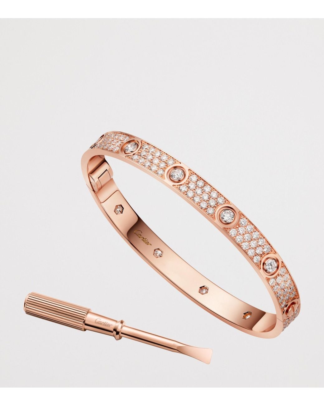 Cartier Pink Love And Diamond Bracelet