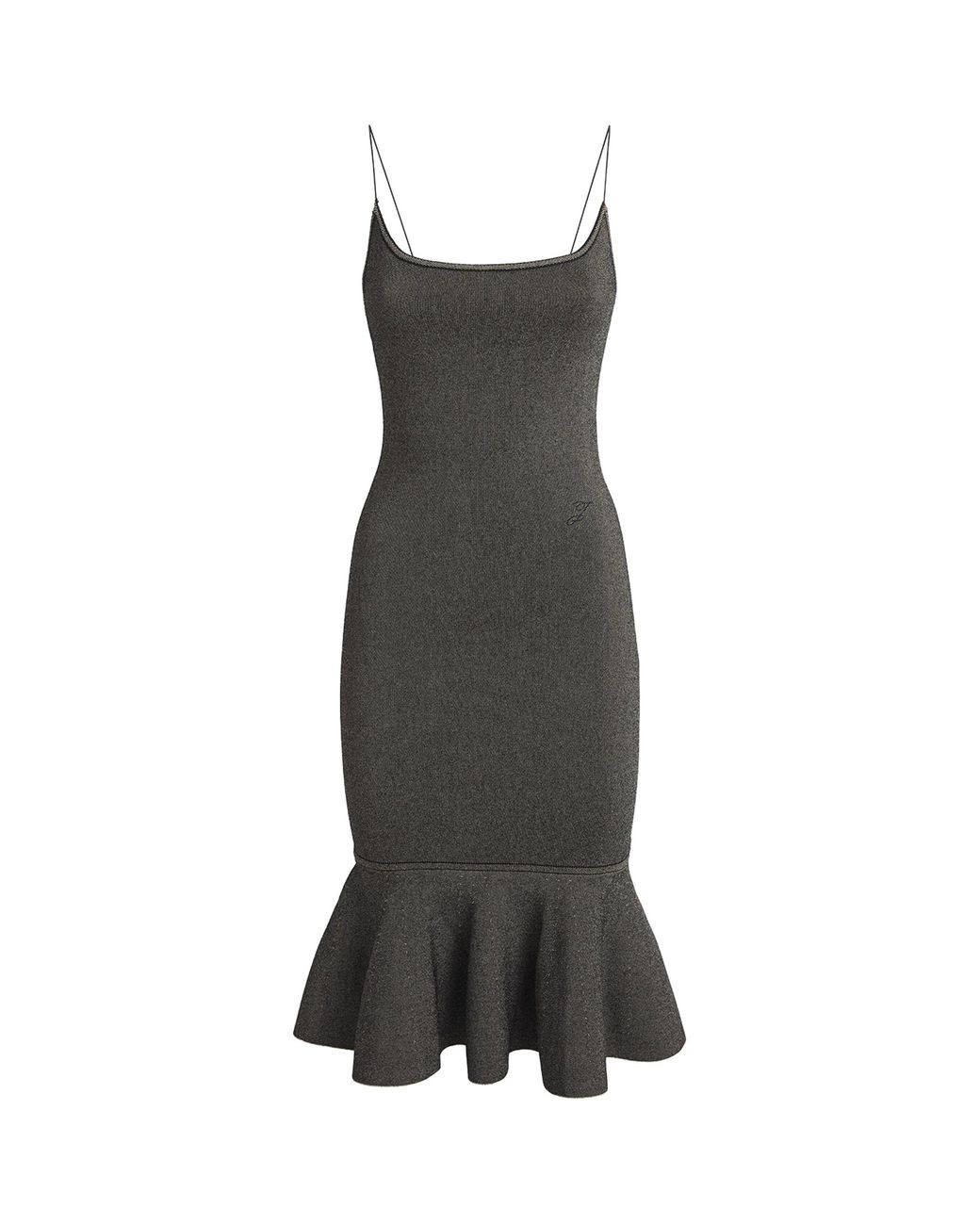 Jacquemus Natural Knitted Pina Midi Dress