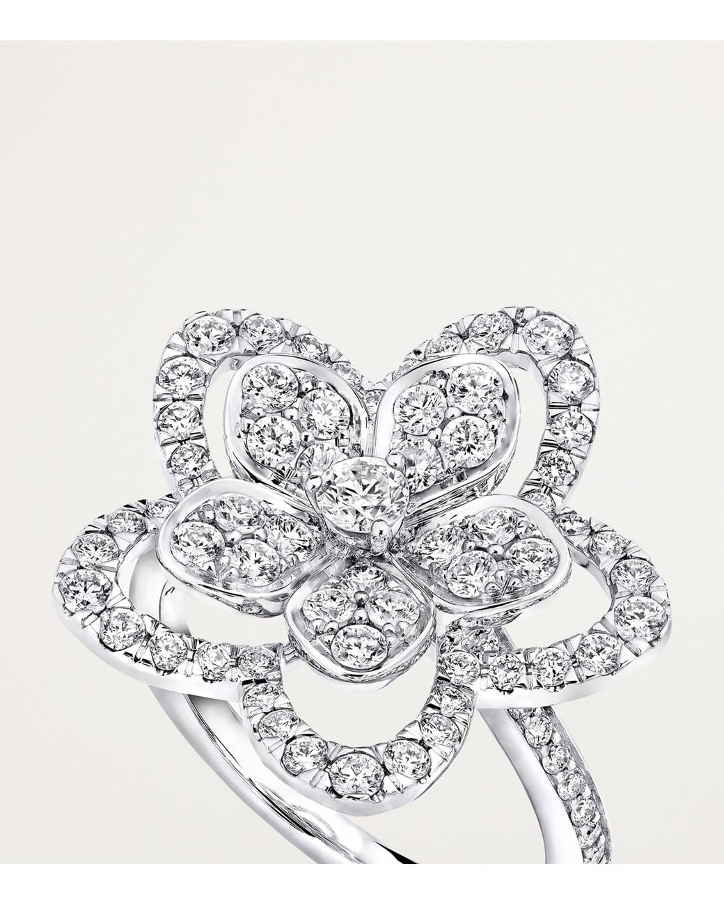Graff White And Diamond Wild Flower Ring