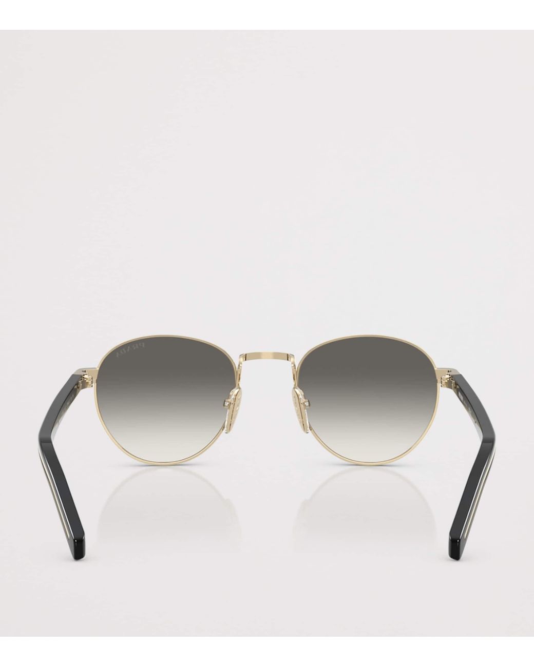 Prada Gray Steel Phantos Sunglasses