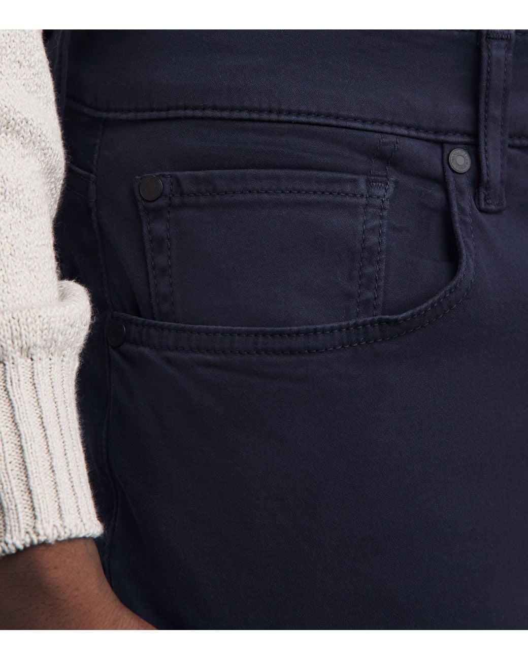 7 For All Mankind Blue Slimmy Luxe Performance Plus Jeans for men
