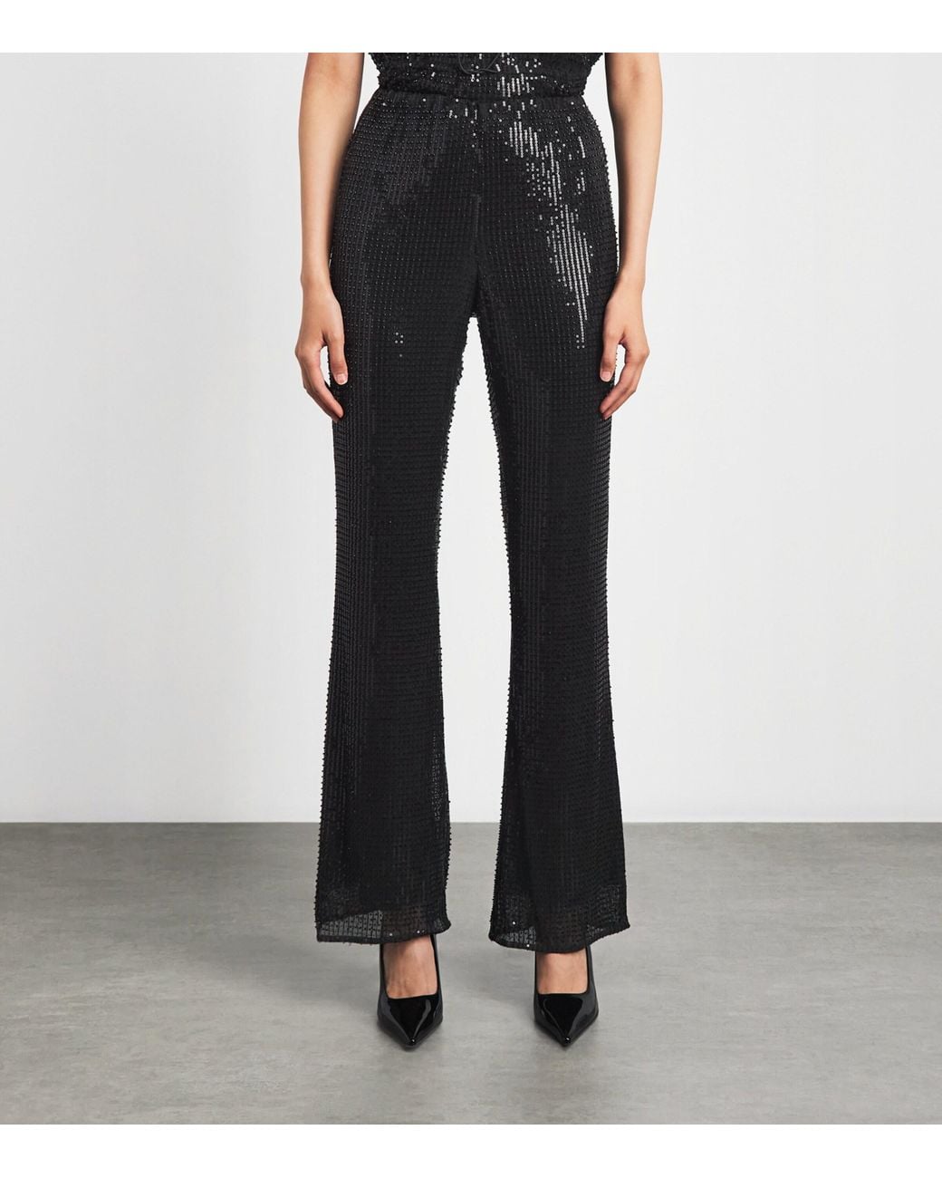 Toccin Black Sequin Gemma Trousers