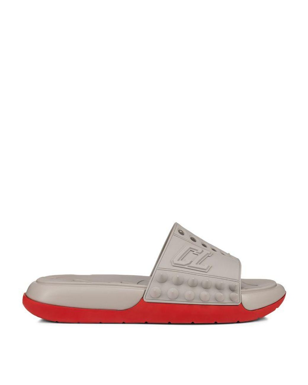 Christian Louboutin Take It Easy Slides in Gray for Men | Lyst display picture 3