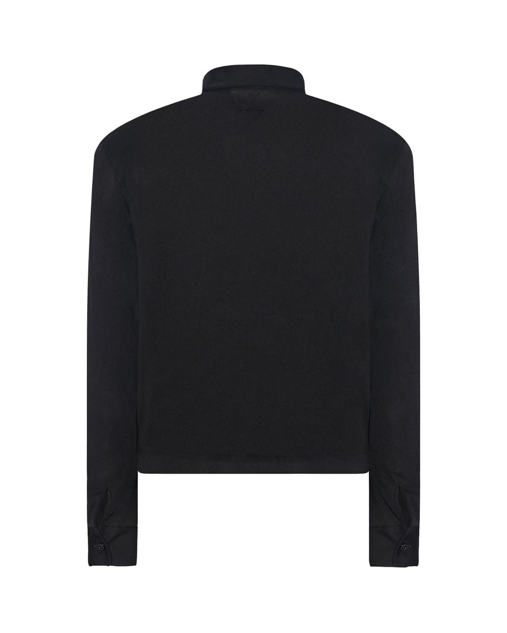 The Row Black Reyes Cotton Polo Shirt for men