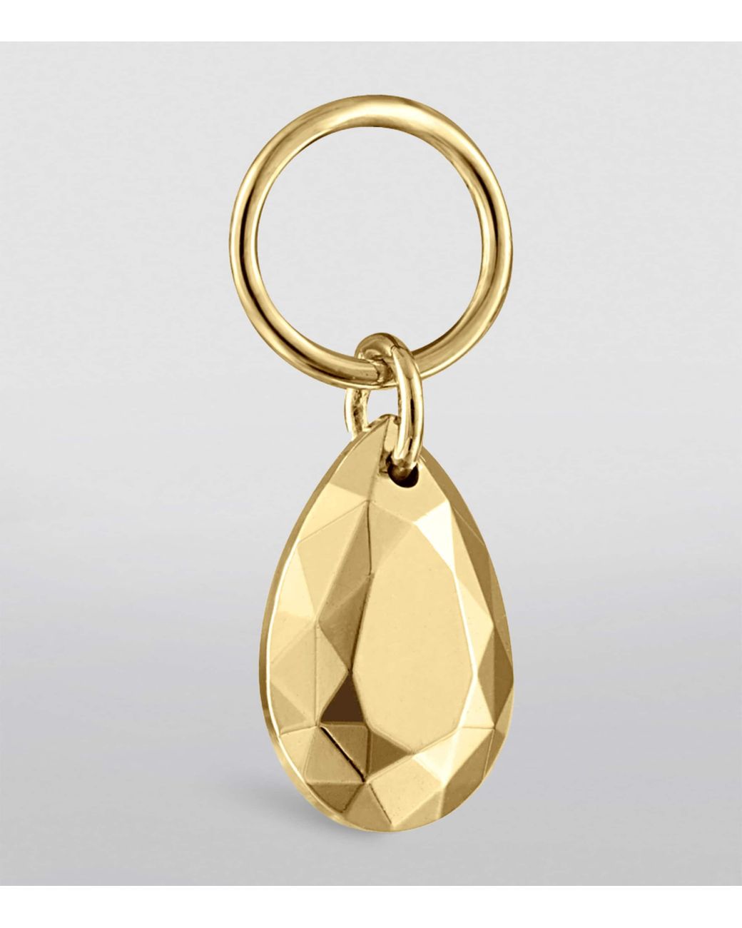 Maria Tash Metallic Faceted Pear Charm
