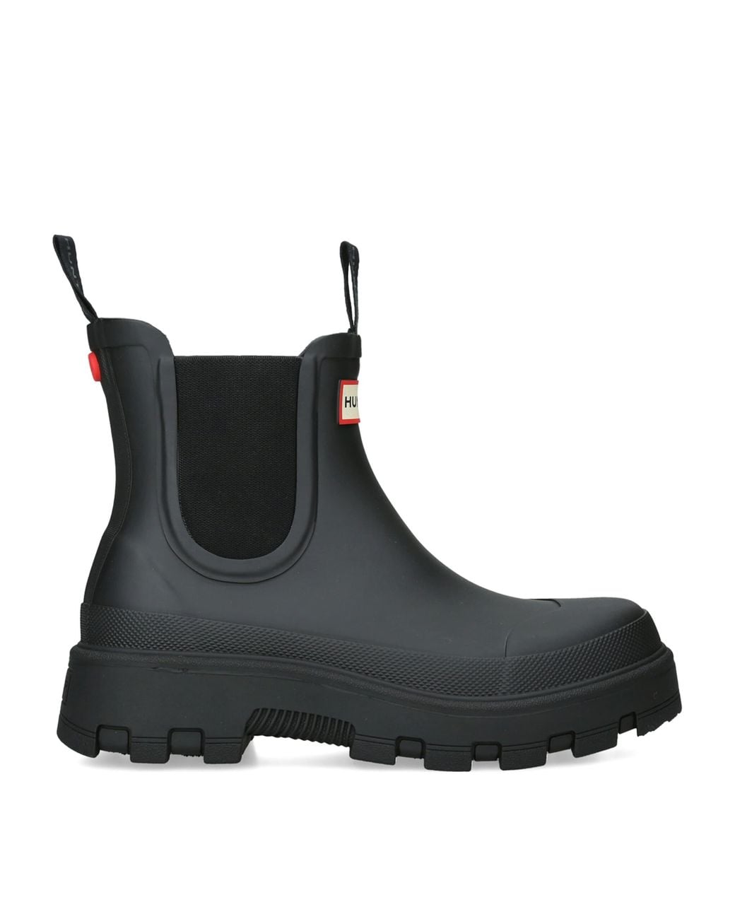 Hunter Black Elements Elasticated Chelsea Boots