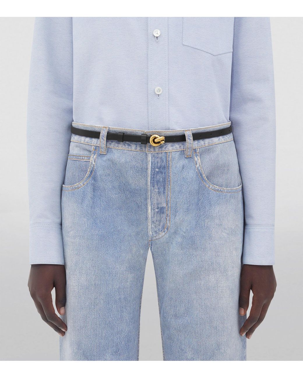 Bottega Veneta Black Knot Belt