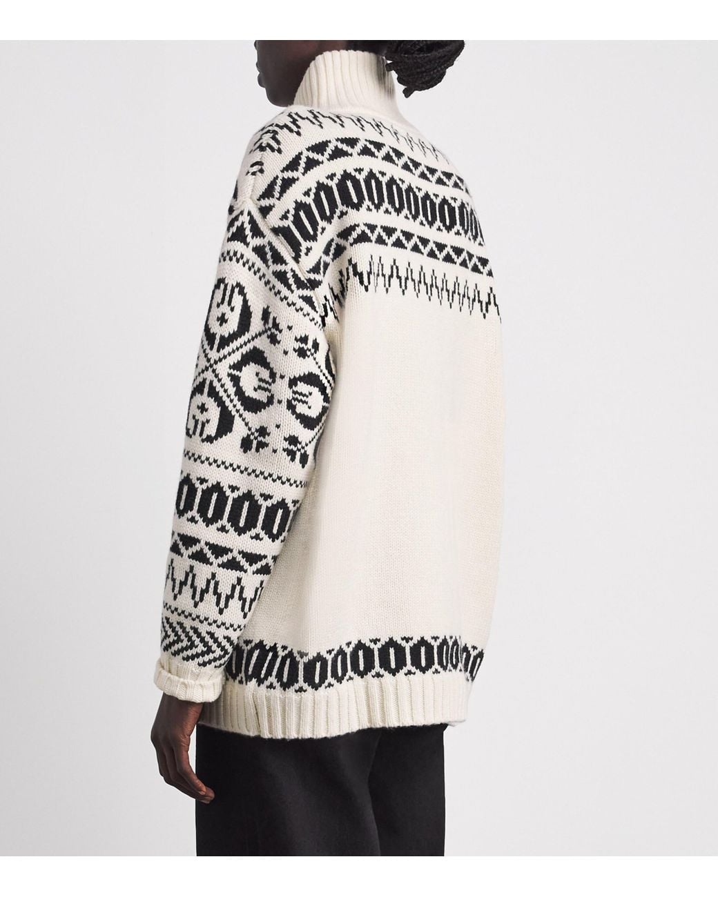 Polo Ralph Lauren White Wool-Cashmere Polo Bear Sweater