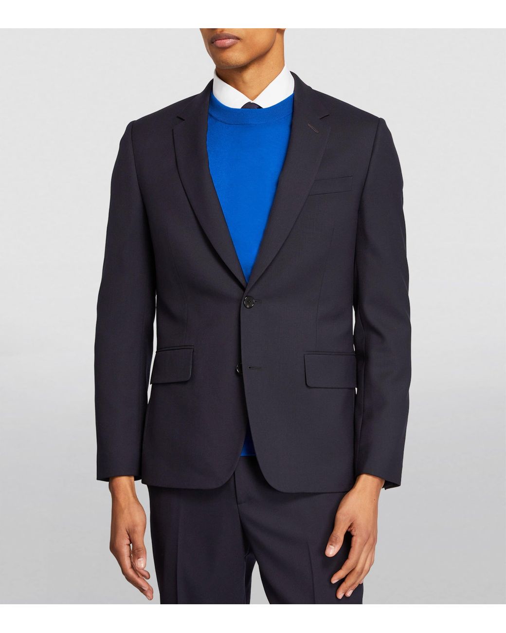 Paul Smith Blue Wool 2-Piece Suit for men