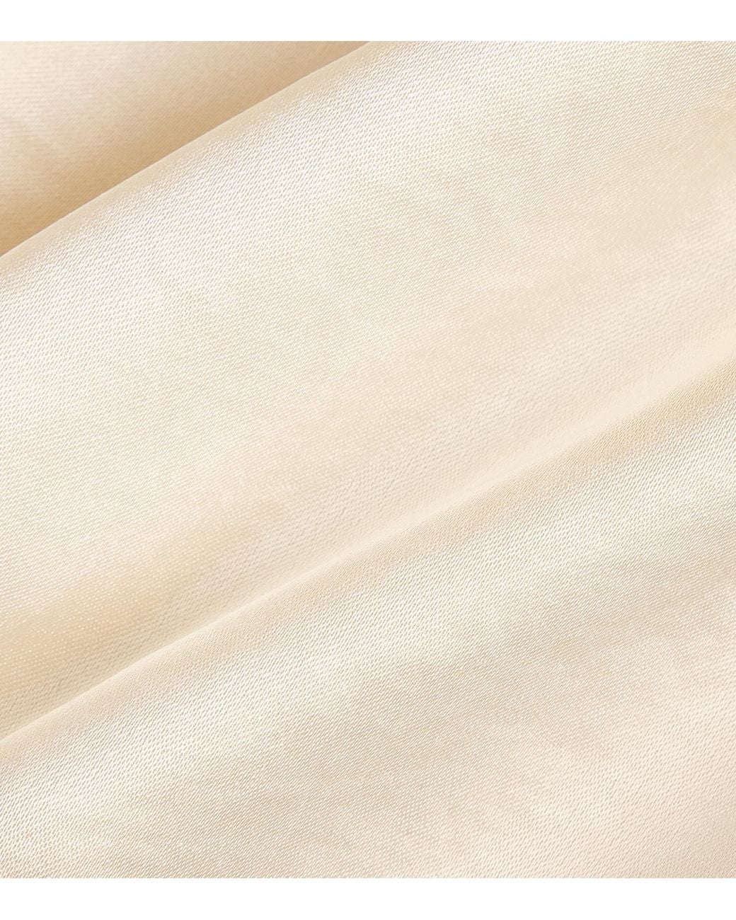 Vince White Satin Bias-Cut Column Skirt