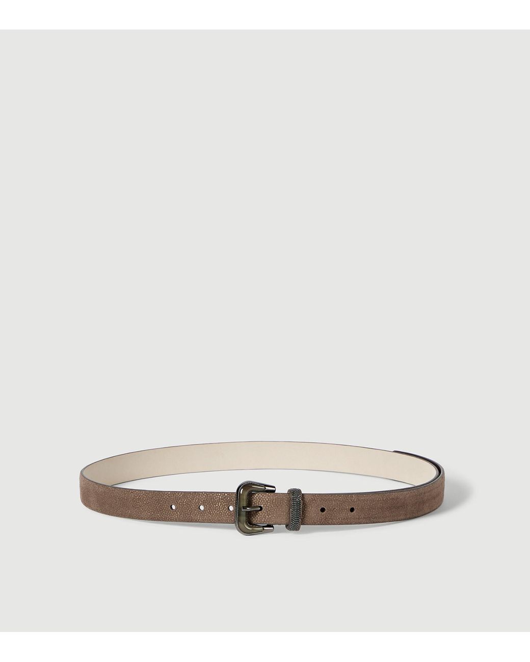 Brunello Cucinelli Multicolor Leather Sparkling Belt