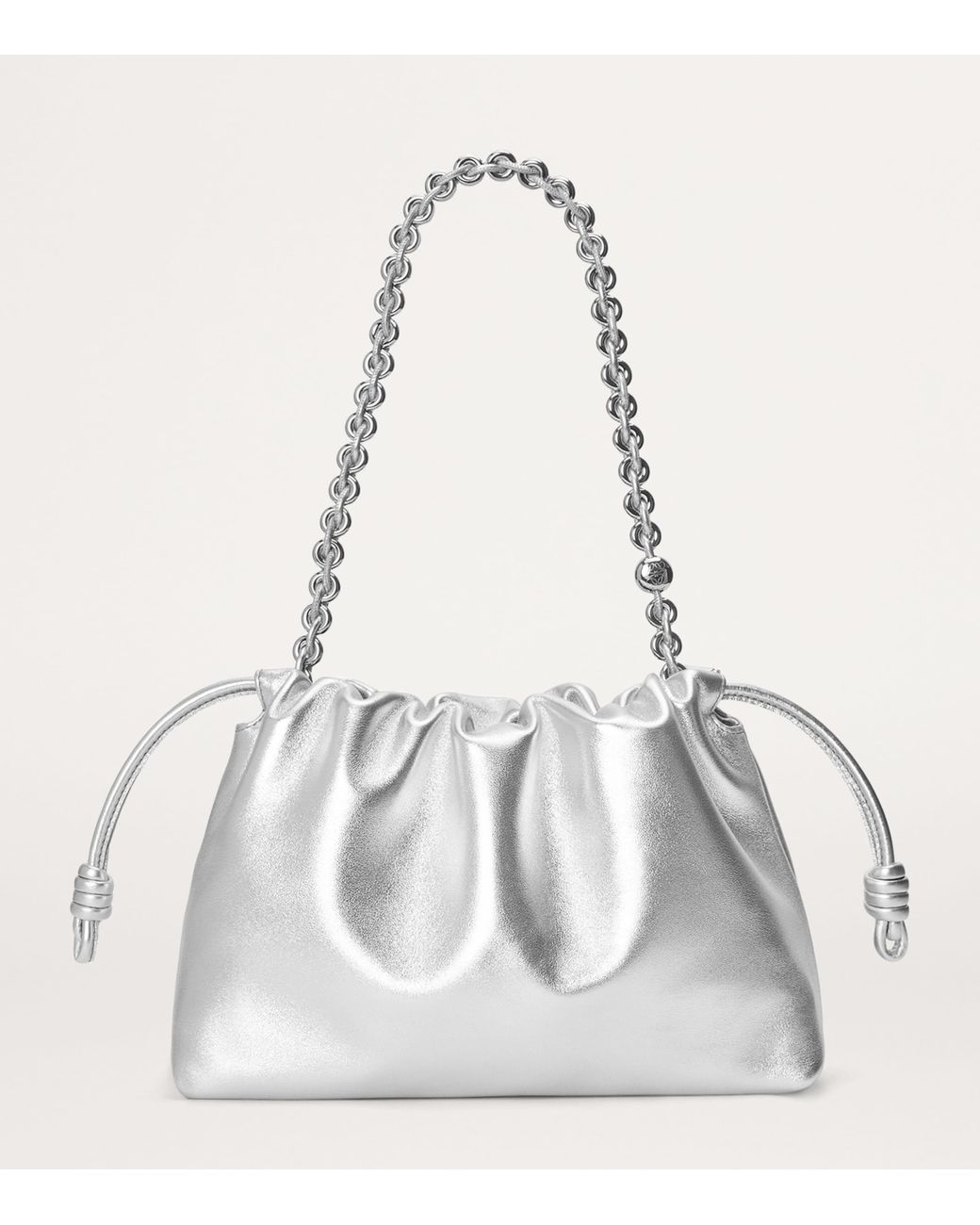 Loewe Medium Metallic Leather Flamenco Purse