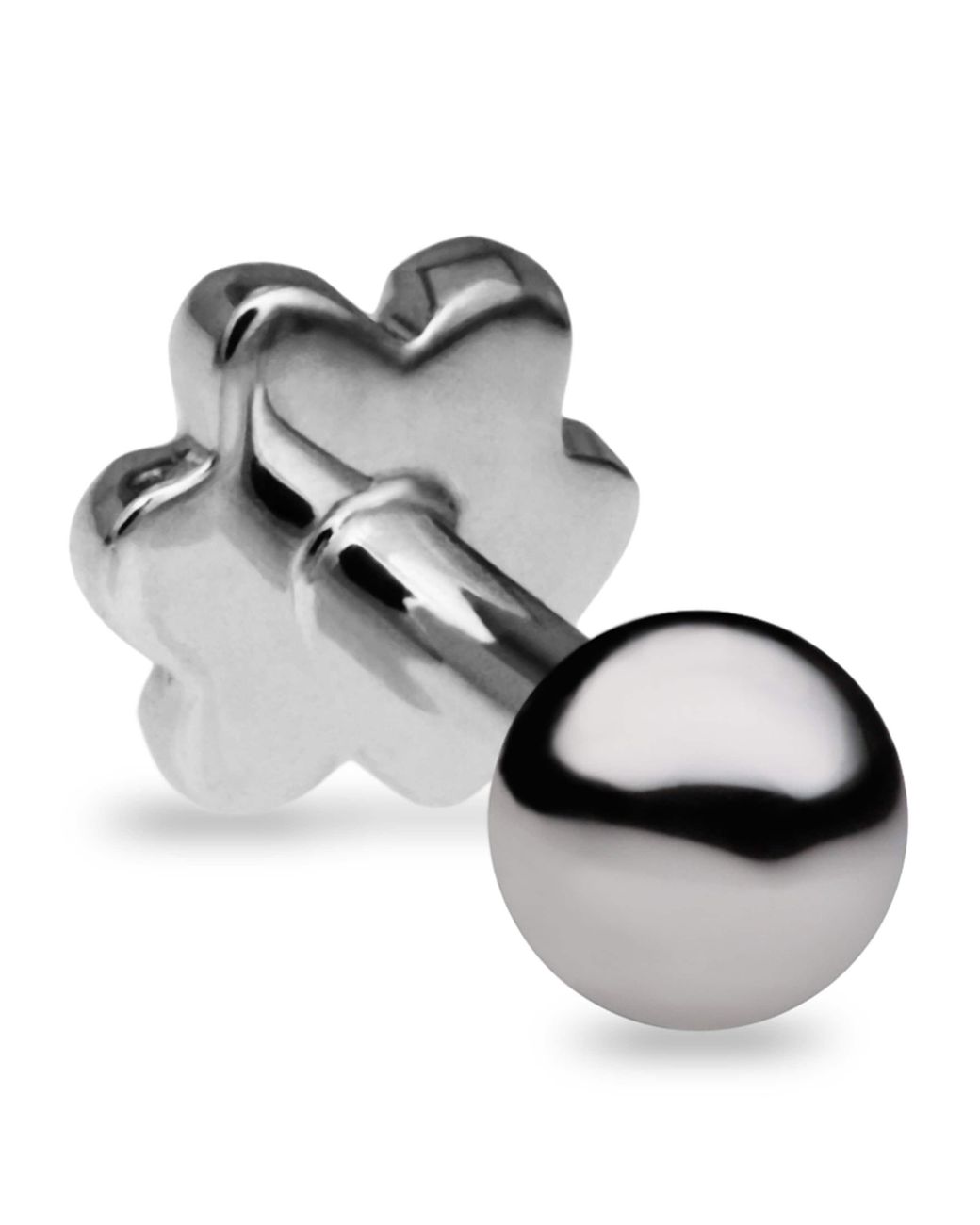 Maria Tash Multicolor Ball Threaded Stud Earring