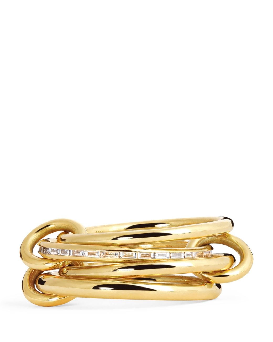 Spinelli Kilcollin Metallic And Diamond Kira Ring