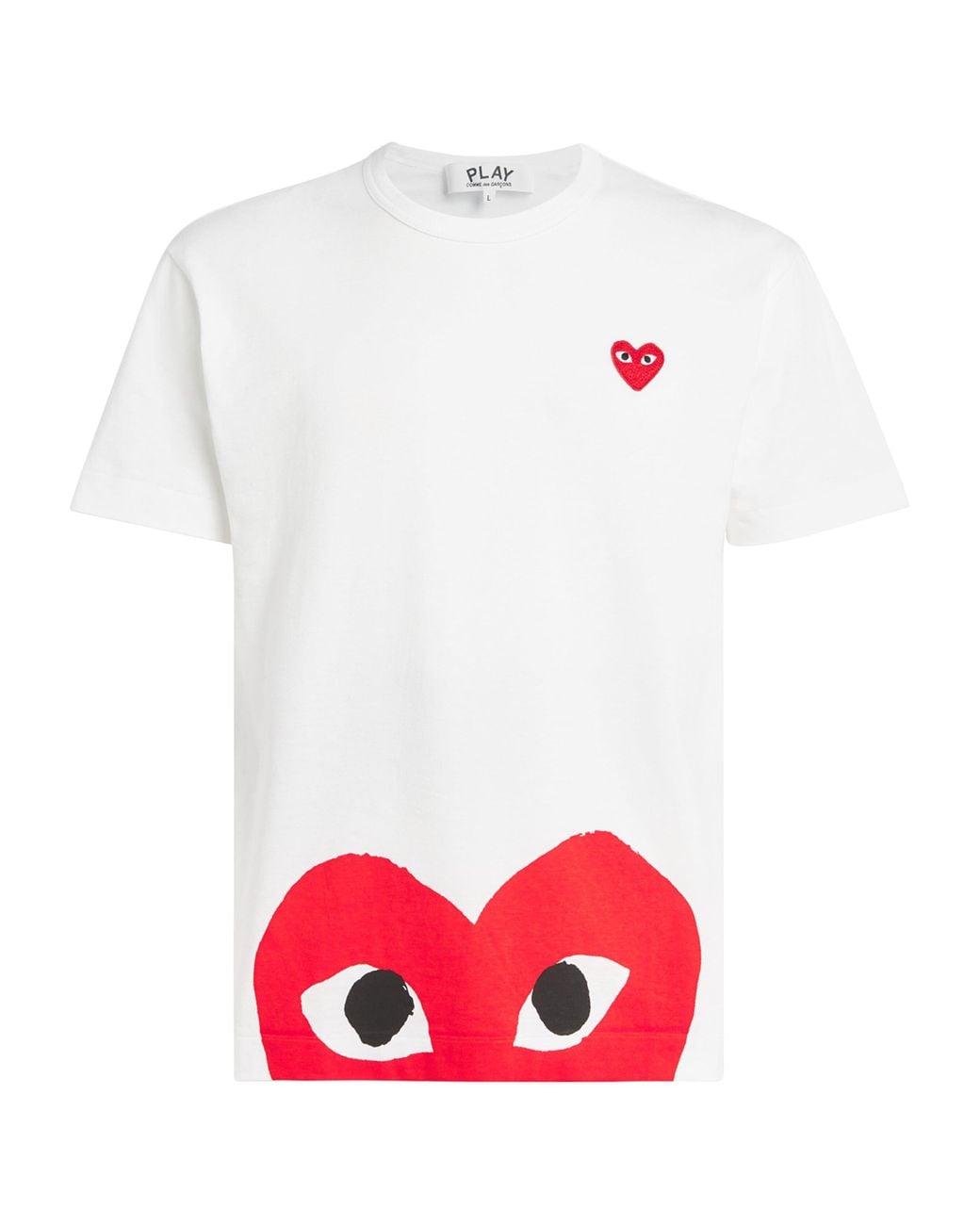 COMME DES GARÇONS PLAY Red Heart Logo T-Shirt for men