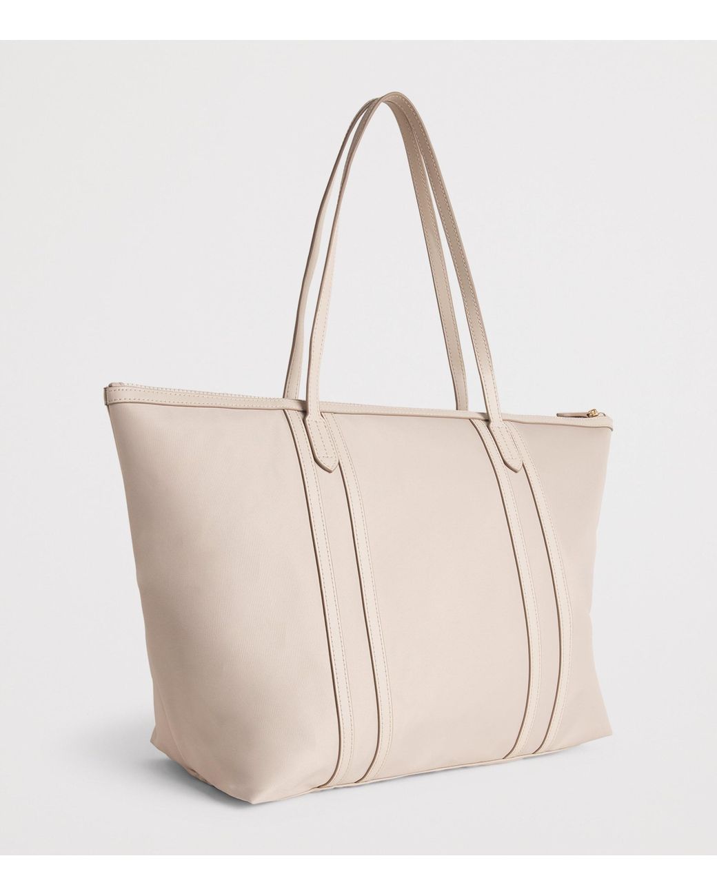 Harrods Natural Nylon Jetsetter Tote Bag