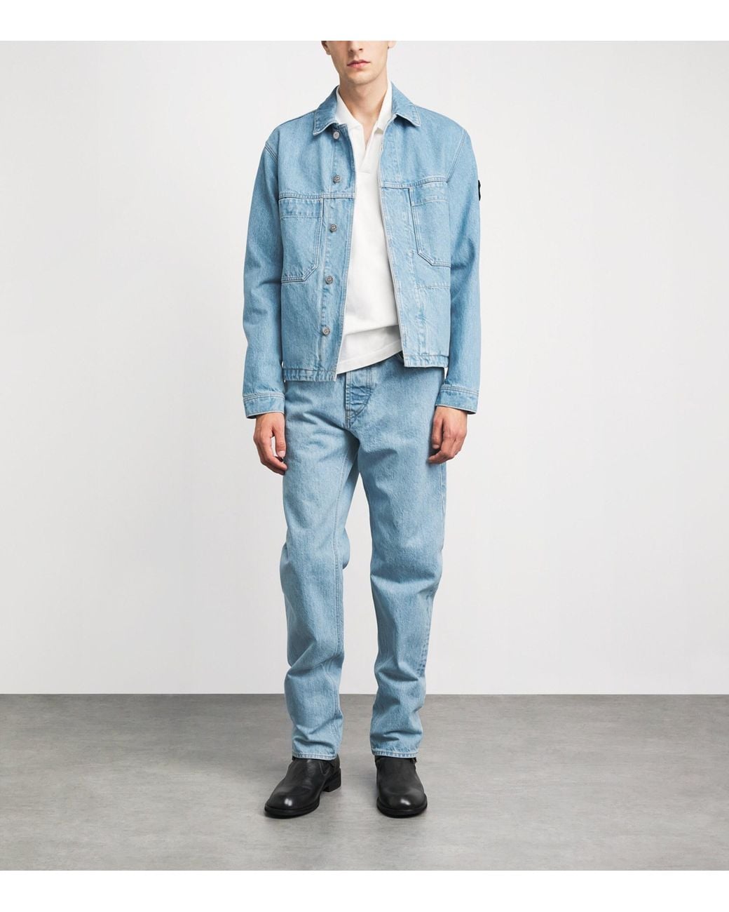 Stone Island Blue Relaxed Jeans for men