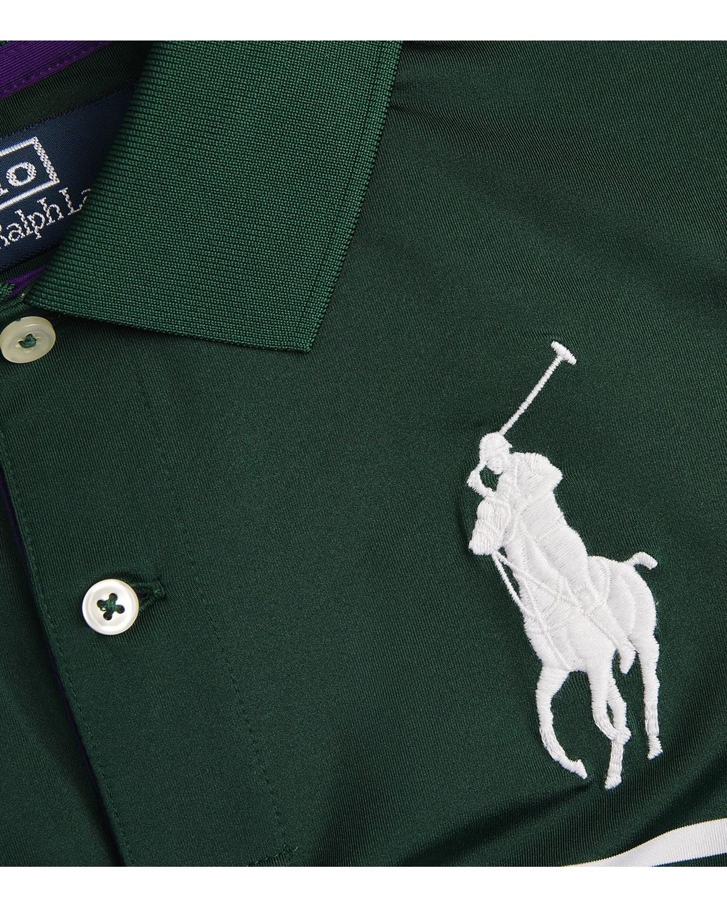 Polo Ralph Lauren Green X Wimbledon Stripe Polo Shirt