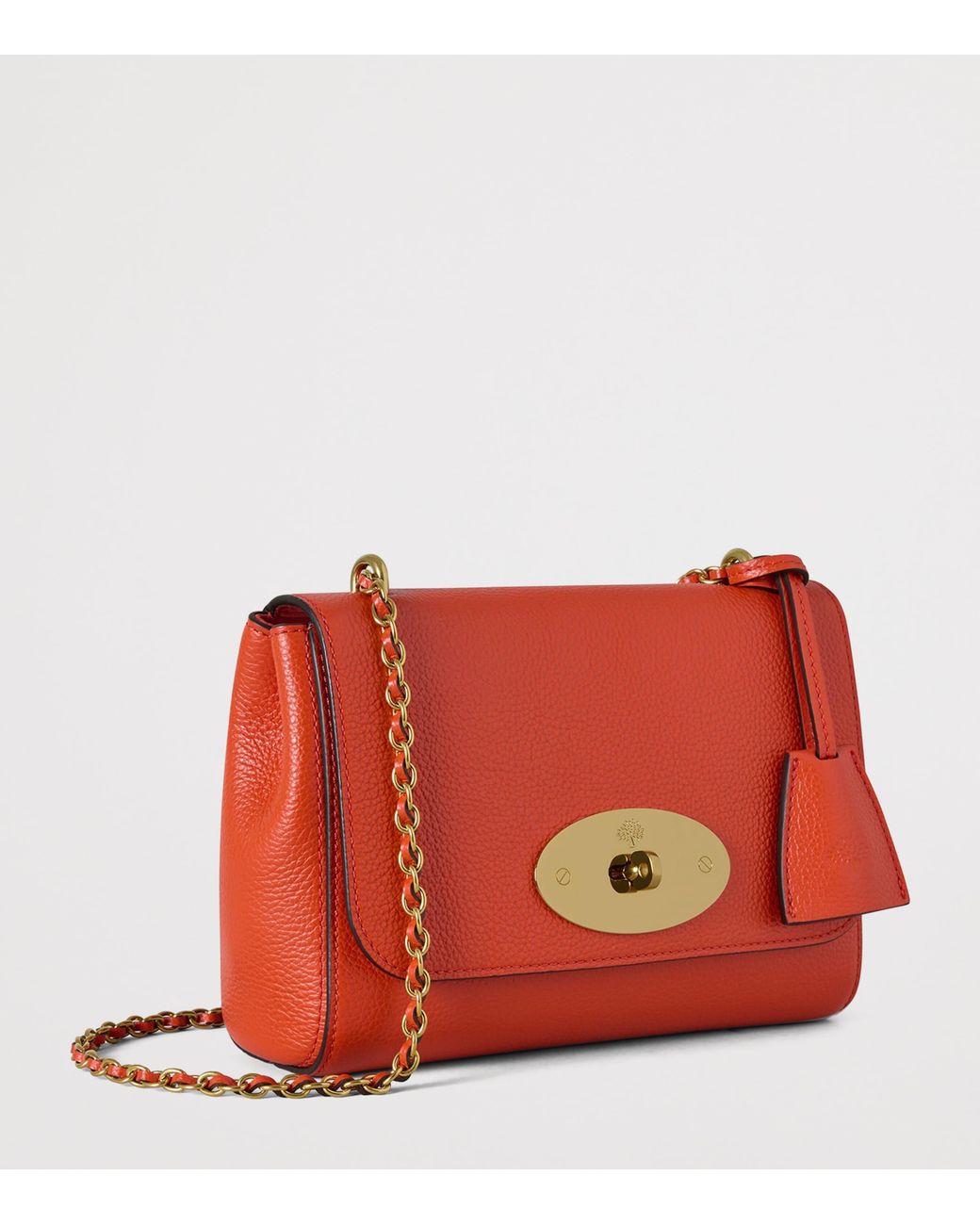 Mulberry Red Leather Lily Shoulder Bag
