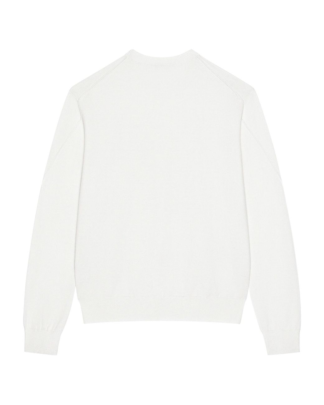 Givenchy White Wool Logo Sweater for men