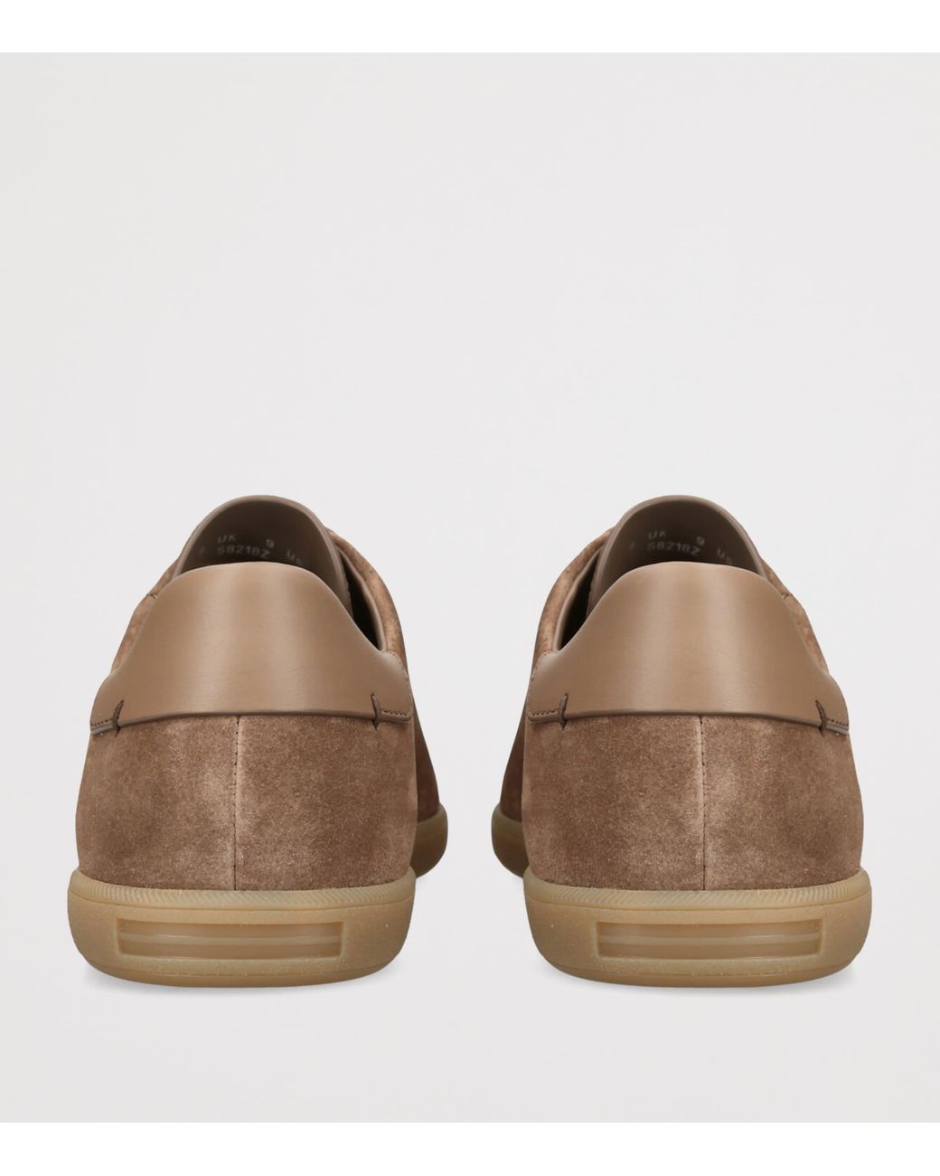 Zegna Brown Suede 232 Sneakers for men