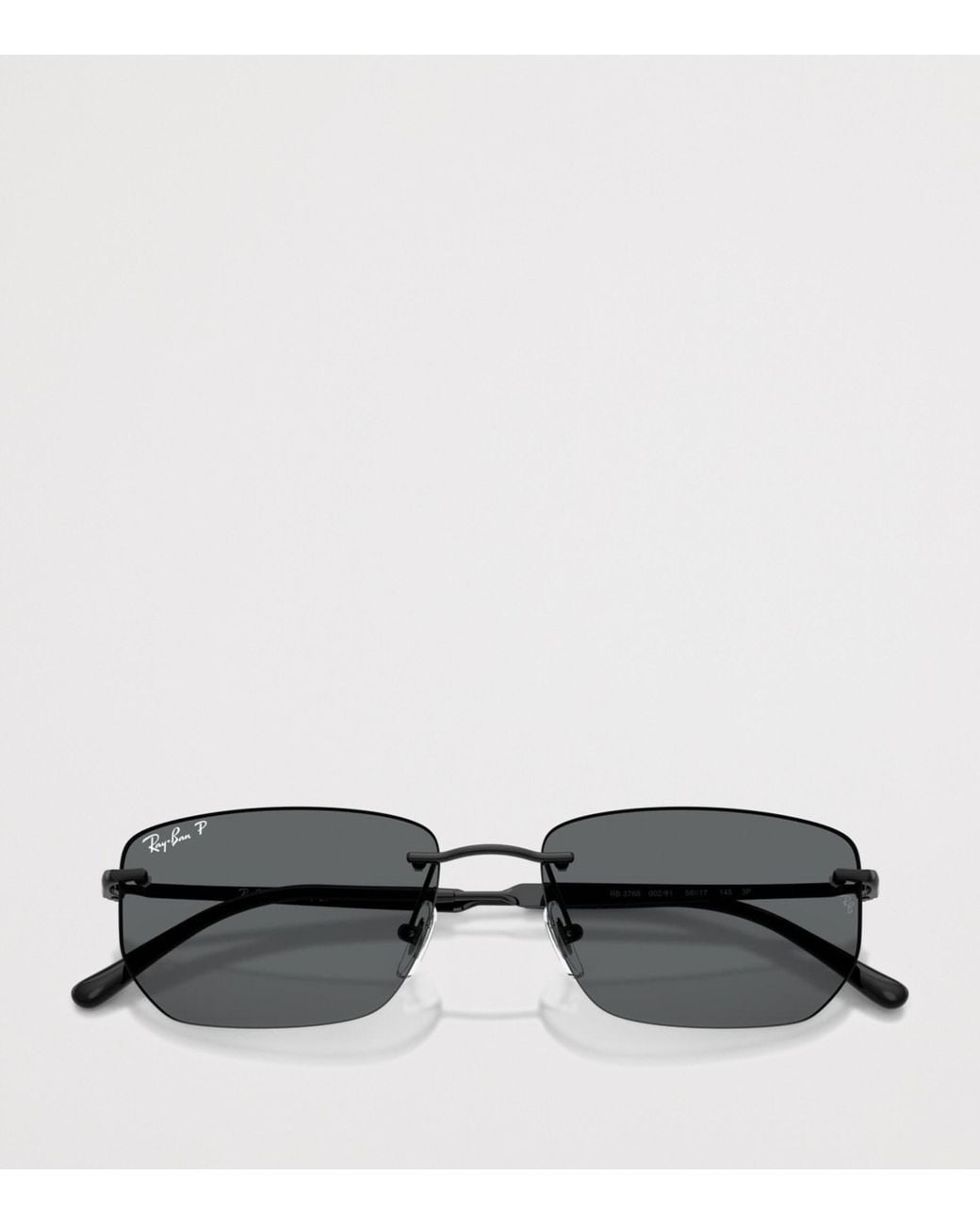 Ray-Ban Gray Rb3768 Metal Irregular Sunglasses
