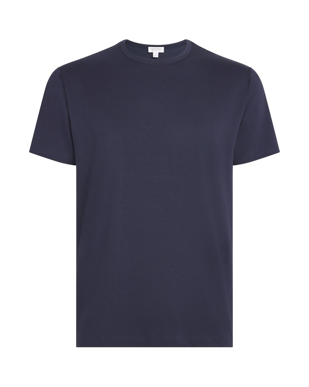 Sunspel Blue Stretch-Tencel T-Shirt for men