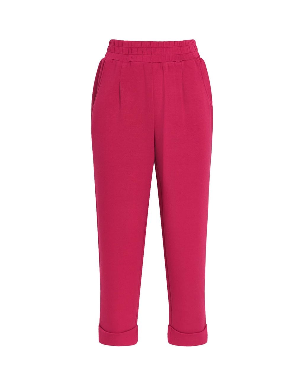 Varley Red The Rolled Cuff Sweatpants