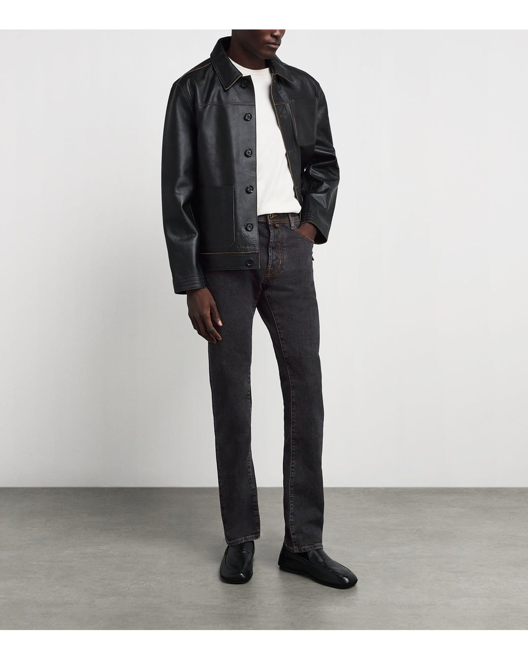 Jacob Cohen Gray Bard Slim Jeans for men