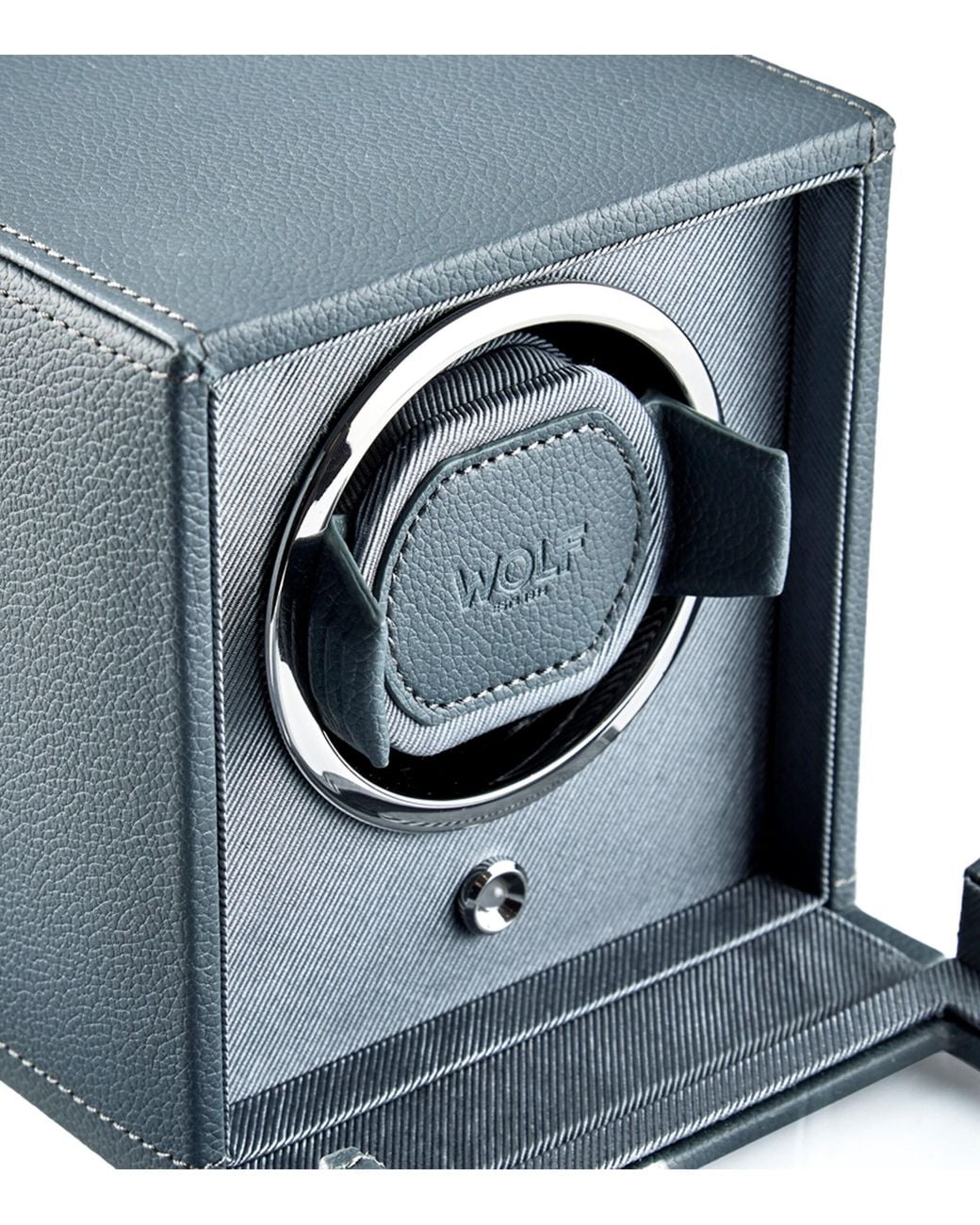 Wolf Blue Cub Single Watch Winder With Cover