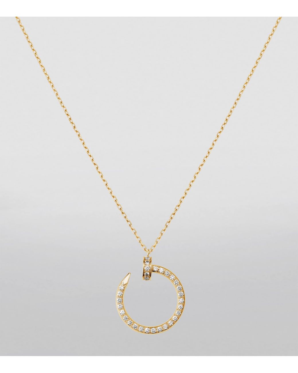 Cartier Metallic And Diamond Juste Un Clou Necklace