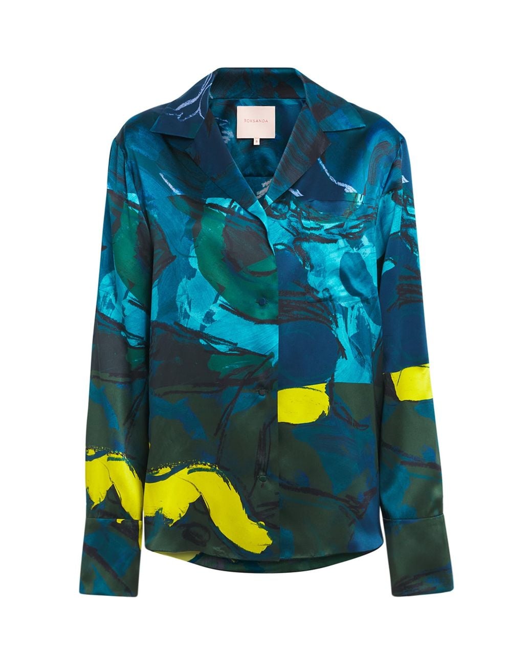 Roksanda Blue V-Neck Delan Shirt
