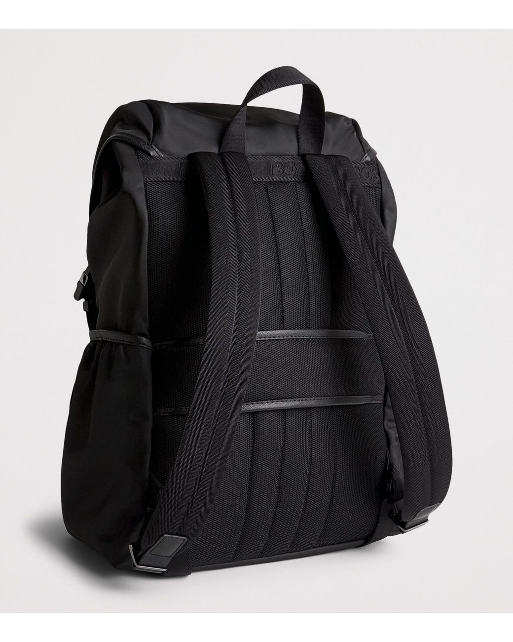 BOSS Twill Icon Backpack in Black for Men | Lyst UK