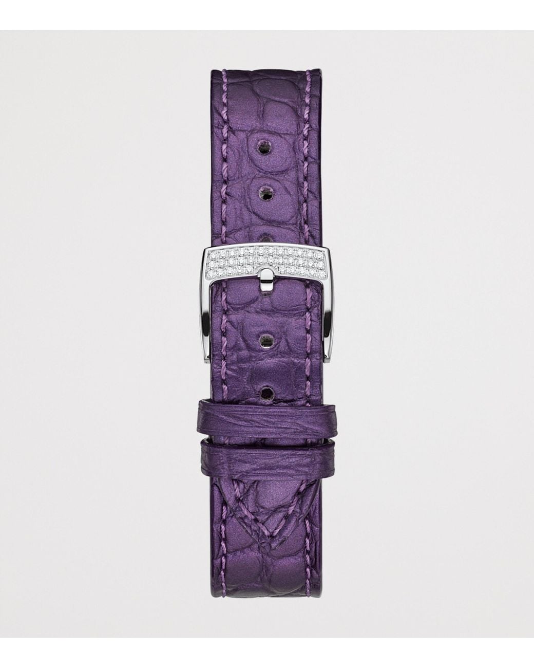 Chopard Purple Diamond And Sapphire Happy Sport Joaillerie Watch