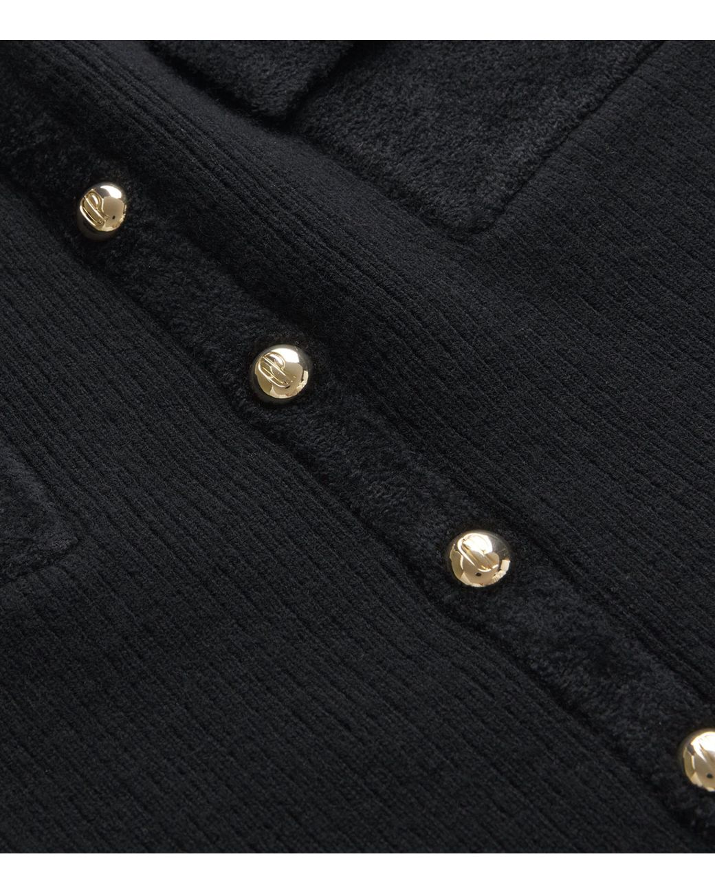 Claudie Pierlot Black Knitted Mini Skirt